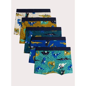 Σετ Παιδικά Εσώρουχα για Αγόρια Modern Zoo 5 τμχ