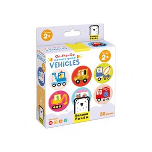 Παιδικό Παζλ Banana Panda - Memory Game Vehicles