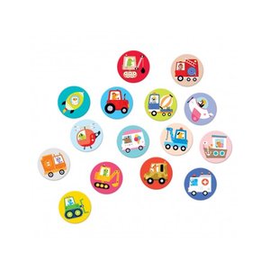 Παιδικό Παζλ Banana Panda - Memory Game Vehicles
