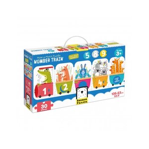Παιδικό Παζλ Banana Panda Make-a-Match Puzzle Number Train