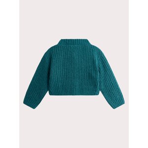 Παιδική Ζακέτα για Κορίτσια Dark Green Knit