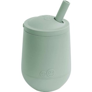 Εκπαιδευτικό Βρεφικό Ποτήρι Ezpz Mini Cup + καλαμάκι Sage Πράσινο