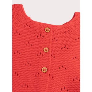 Βρεφική Ζακέτα για Κορίτσια Red Knit