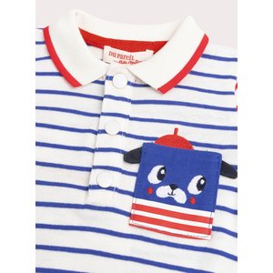 Βρεφικό Φορμάκι για Αγόρια Stripped Puppy