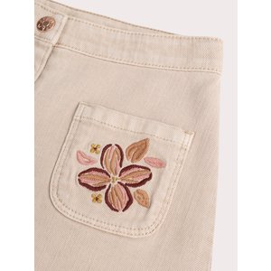 Παιδική Φούστα για Κορίτσια Beige Embroidery
