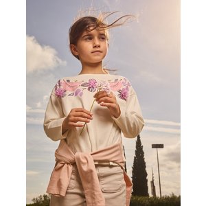 Παιδική Μπλούζα για Κορίτσια Purple Garden