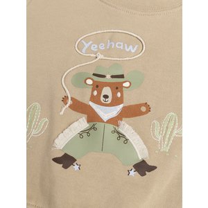 Βρεφικό Φούτερ για Αγόρια Yeehaw Bear