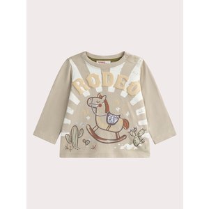 Βρεφική Μπλούζα για Αγόρια Beige Rodeo
