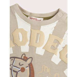 Βρεφική Μπλούζα για Αγόρια Beige Rodeo