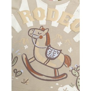 Βρεφική Μπλούζα για Αγόρια Beige Rodeo