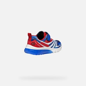 Παιδικά Παπούτσια Geox Ciberdron για Αγόρια Royal Spiderman (Μεγέθη 28-33)