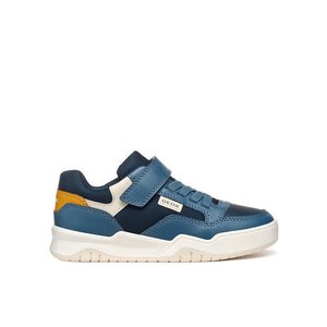 Παιδικά Παπούτσια Geox Perth για Αγόρια Blue/Yellow (Μεγέθη 28-36)