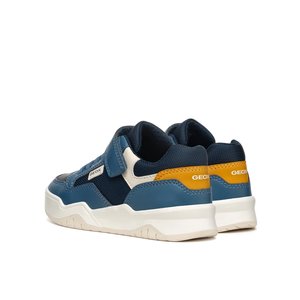 Παιδικά Παπούτσια Geox Perth για Αγόρια Blue/Yellow (Μεγέθη 28-36)