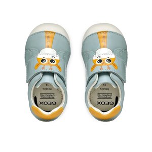 Βρεφικά Παπούτσια Geox Tutim για Αγόρια Sky Blue Giraffe (Μεγέθη 19-22)