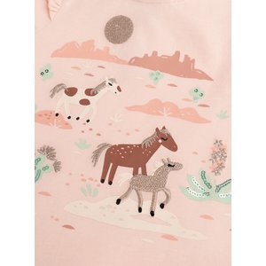 Βρεφική Μπλούζα για Κορίτσια Pale Pink Painting