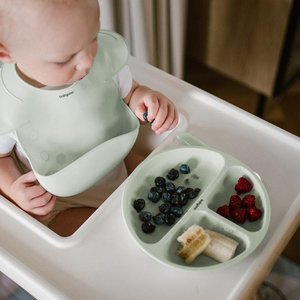 Βρεφικό Πιάτο BabyOno BabyOno με βεντούζες και χωρίσματα - Mint