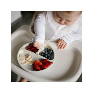 Βρεφικό Πιάτο BabyOno BabyOno με βεντούζες και χωρίσματα - Beige