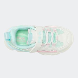 Βρεφικά Παπούτσια Fila Memory Spinel για Κορίτσια White/Pastel (Μεγέθη 22-27)