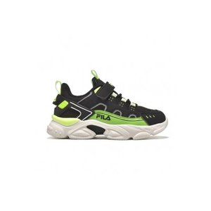 Παιδικά Παπούτσια Fila Memory Spinel για Αγόρια Black/Green (Μεγέθη 28-35)
