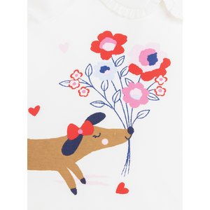 Βρεφική Μπλούζα για Κορίτσια Lovely Puppy