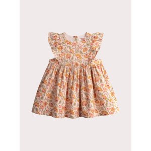 Βρεφικό Φόρεμα για Κορίτσια Orange Floral