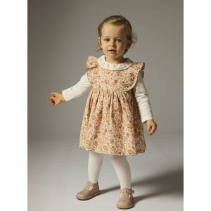 Βρεφικό Φόρεμα για Κορίτσια Orange Floral