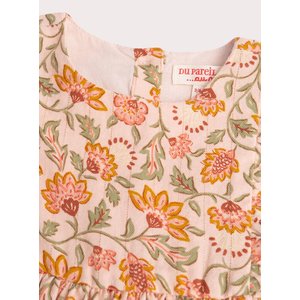 Βρεφικό Φόρεμα για Κορίτσια Orange Floral