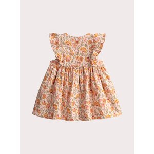 Βρεφικό Φόρεμα για Κορίτσια Orange Floral