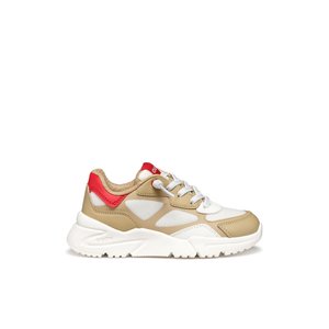 Παιδικά Παπούτσια Geox Loftus για Αγόρια Beige/White (Μεγέθη 25-36)