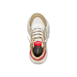 Παιδικά Παπούτσια Geox Loftus για Αγόρια Beige/White (Μεγέθη 25-36)