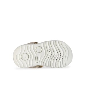 Βρεφικά Παπούτσια Geox Macchia για Κορίτσια Beige Sparkles (Μεγέθη 19-26)