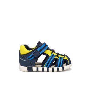 Βρεφικά Παπούτσια Geox Iupidoo για Αγόρια Navy/Fluo Yellow (Μεγέθη 20-25)