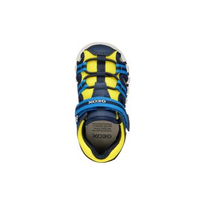 Βρεφικά Παπούτσια Geox Iupidoo για Αγόρια Navy/Fluo Yellow (Μεγέθη 20-25)