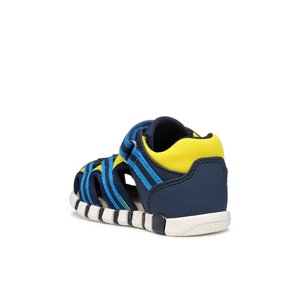 Βρεφικά Παπούτσια Geox Iupidoo για Αγόρια Navy/Fluo Yellow (Μεγέθη 20-25)