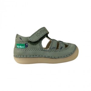 Βρεφικά Παπούτσια Kickers Sushy για Αγόρια Chaki Zebra (Μεγέθη 18-22)