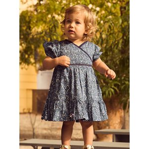 Βρεφικό Φόρεμα για Κορίτσια Navy Romantic