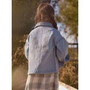 Παιδικό Μπουφάν για Κορίτσια Denim Blossoms