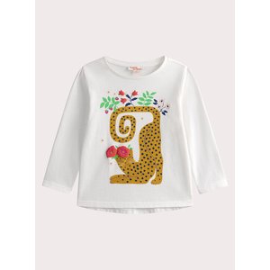 Παιδική Μπλούζα για Κορίτσια Blooming Leopard