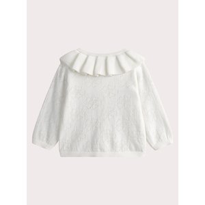 Βρεφική Ζακέτα για Κορίτσια Preppy White