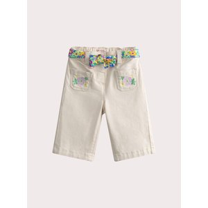 Βρεφικό Παντελόνι για Κορίτσια Beige Embroidery