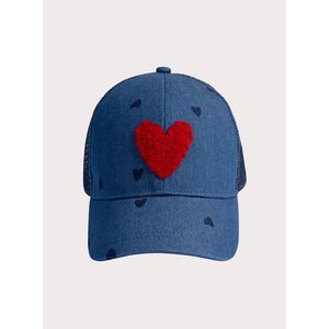 Παιδικό Καπέλο για Κορίτσια Denim Heart