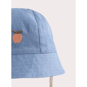 Βρεφικό Καπέλο για Κορίτσια Denim Peach - 2 σε 1