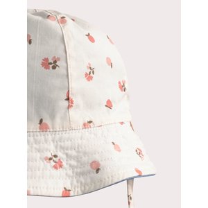 Βρεφικό Καπέλο για Κορίτσια Denim Peach - 2 σε 1