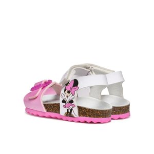 Βρεφικά Σανδάλια Geox Chalki για Kορίτσια White Minnie Mouse (Μεγέθη 22-27)