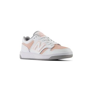 Παιδικά Παπούτσια New Balance 480 για Κορίτσια White/Pink (Μεγέθη 28-33)