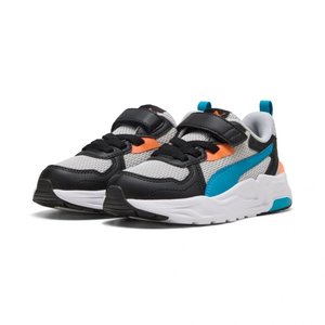 Παιδικά Παπούτσια Puma Trinity Lite για Αγόρια Grey/Black (Μεγέθη 28-35)