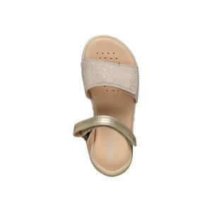 Παιδικά Σανδάλια Geox Haiti για Κορίτσια Gold Sand (Μεγέθη 25-35)
