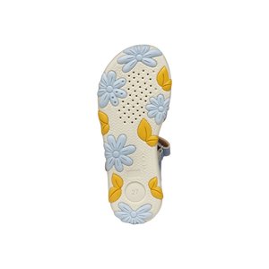 Παιδικά Σανδάλια Geox Haiti για Κορίτσια Blue Flowers (Μεγέθη 25-35)