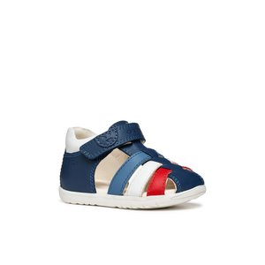 Βρεφικά Παπούτσια Geox Macchia για Αγόρια Blue/Red (Μεγέθη 20-26)
