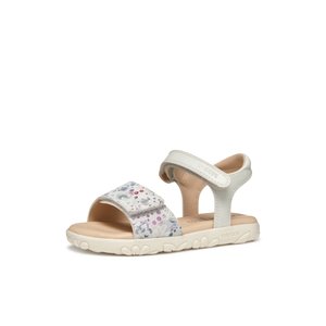 Παιδικά Σανδάλια Geox Haiti για Κορίτσια Beige Print (Μεγέθη 27-34)